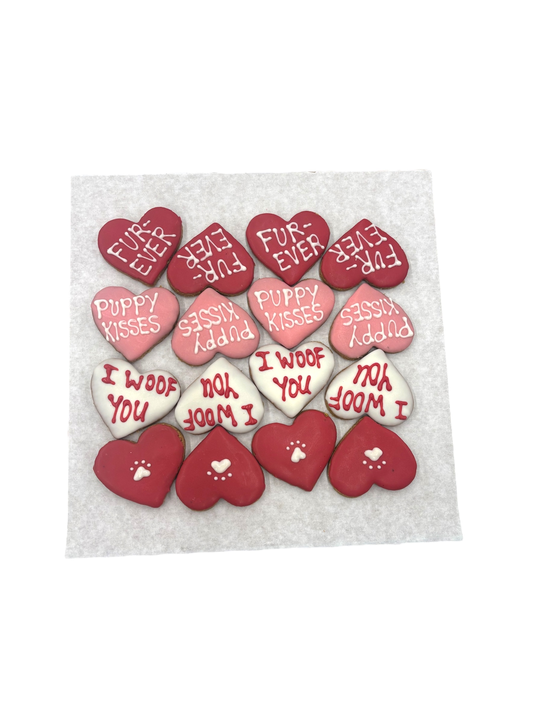 Conversation Hearts - Tray of 16 *