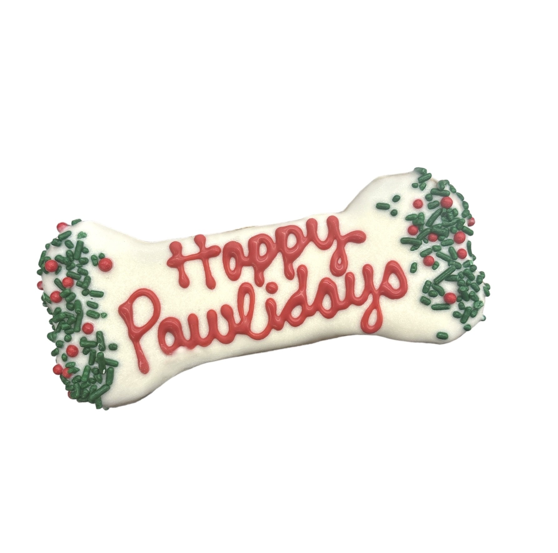 Happy Pawlidays Bones - Tray of 10 *