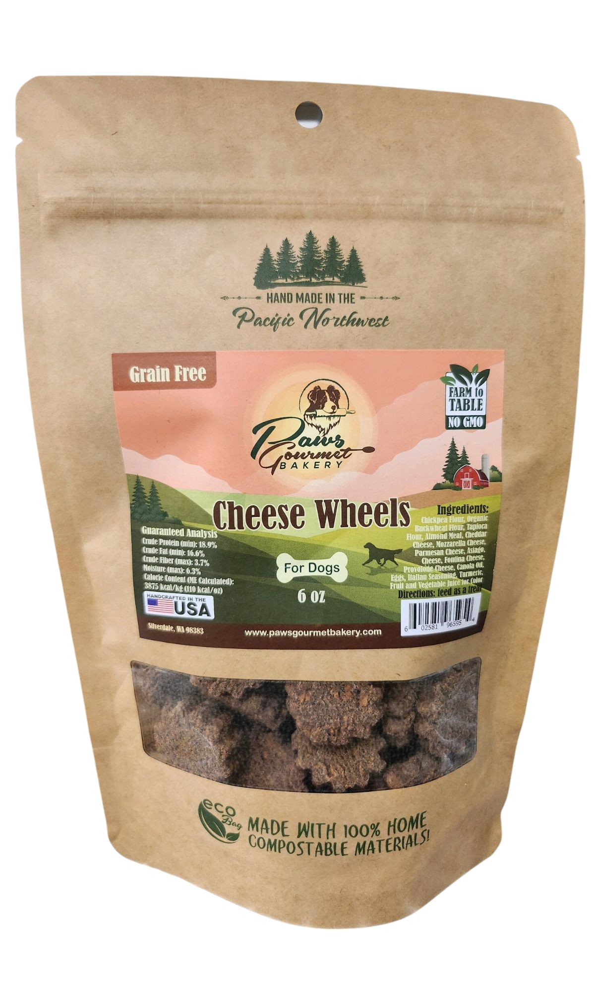 Cheese Wheels (Grain Free) 6 oz