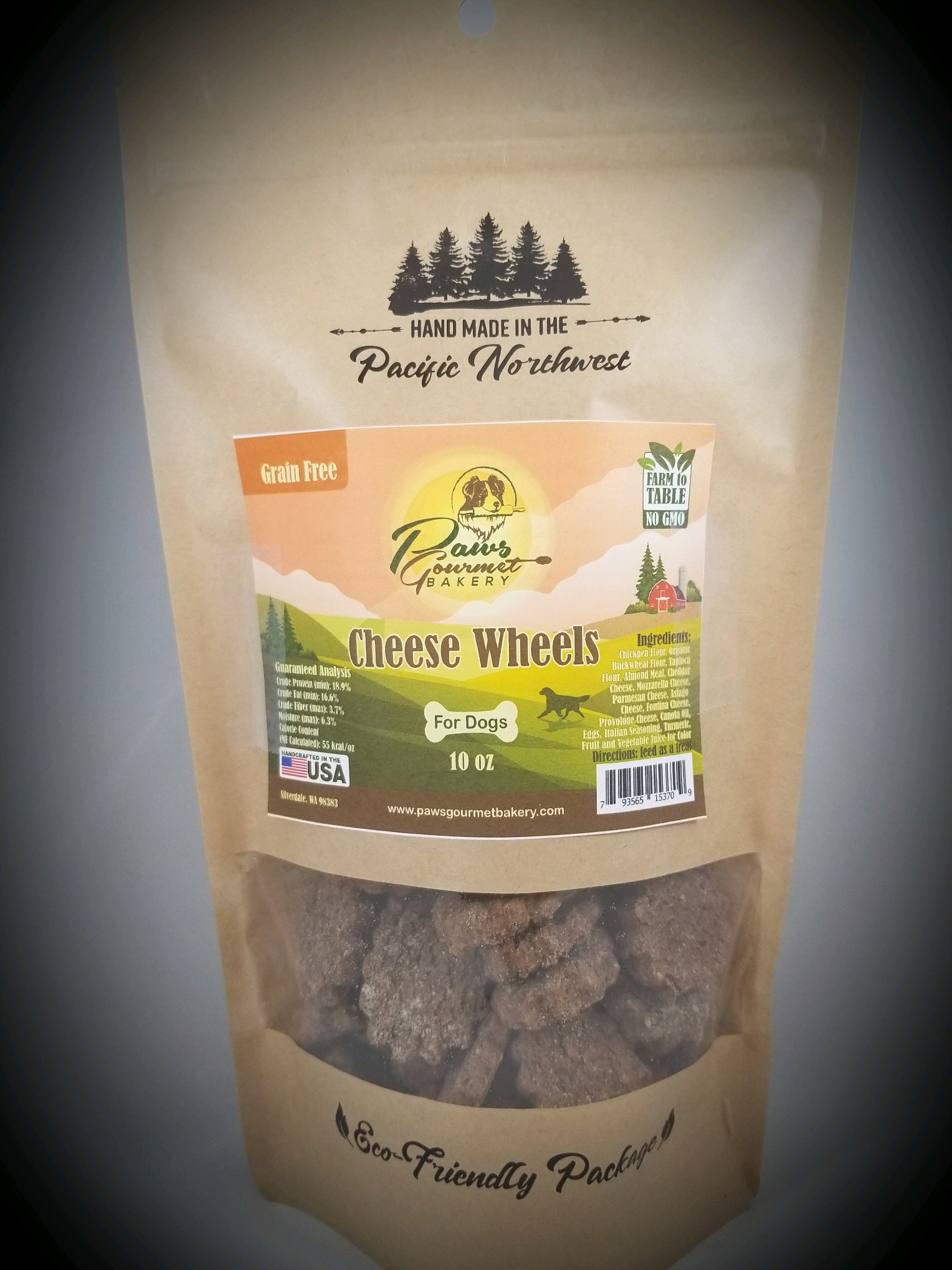 Cheese Wheels (Grain Free) 10 oz  (Limited Time)