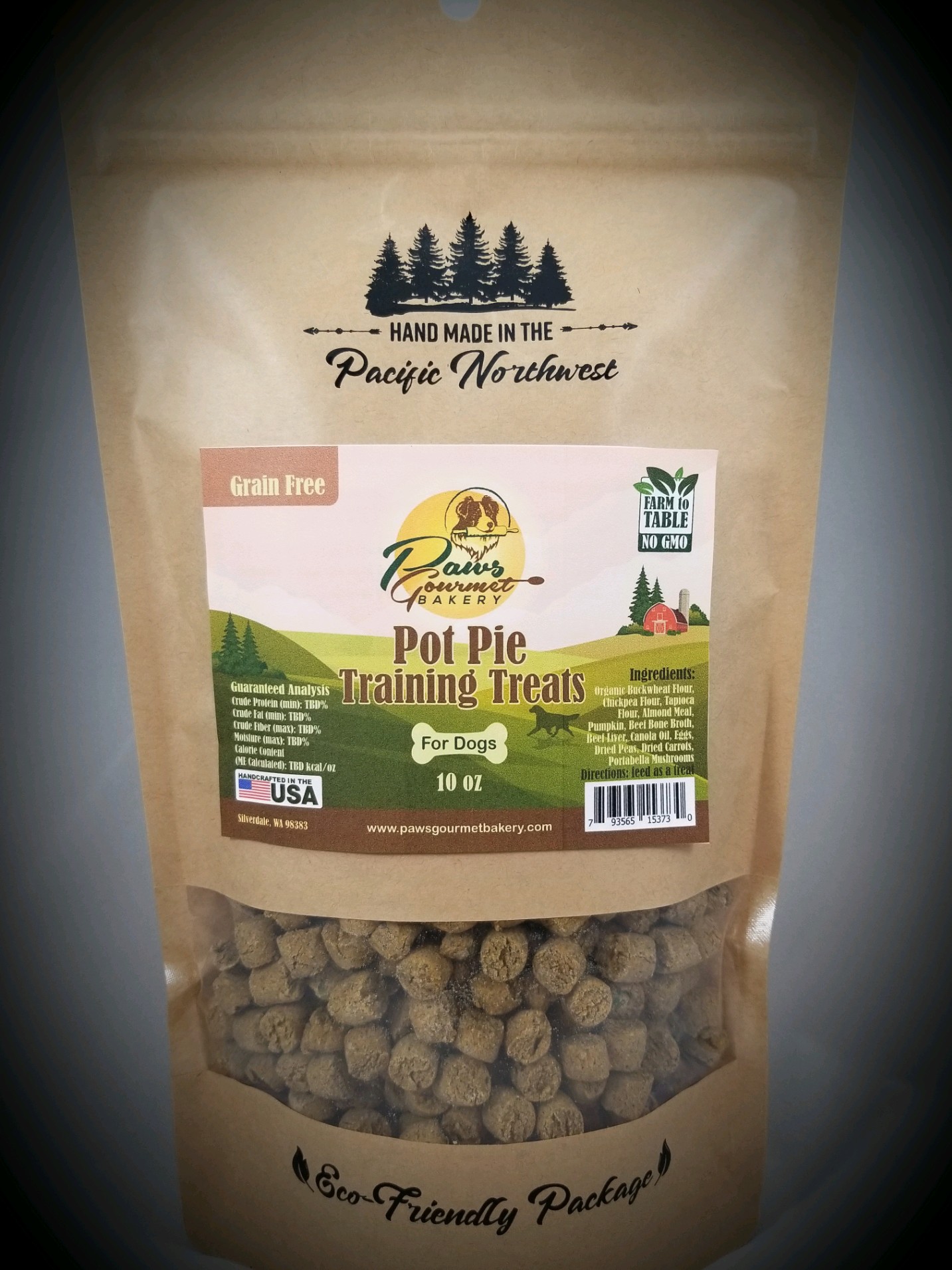 Pot Pie Training Treats (Grain Free) 10 oz
